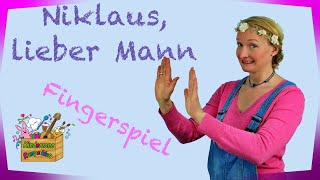 Nikolaus lieber Mann Fingerspiel  Fingerspiele für Weihnachten und Winter  Kinderzone Rumpelkiste [upl. by Akihsal]