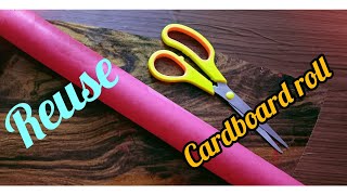 DIY  Beautiful Reuse Cardboard roll  easy Cardboard craft ideas 💡 cardboardwallhanging [upl. by Nnaeus12]