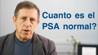 Cuál es el PSA normal Indica cáncer [upl. by Ynatil577]