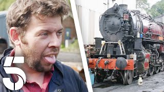 Can Boiler Chief Mark Fix A Historic American Steam Train  The Yorkshire Steam Railway  Channel 5 [upl. by Pembroke]