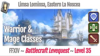 FFXIV Battlecraft Leves Level 35  Limsa Lominsa Eastern La Noscea  A Realm Reborn [upl. by Anura295]