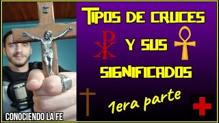 5 TIPOS de CRUCES CRISTIANAS  Símbolos cristianos  Conociendo la Fe [upl. by Ayerdna]