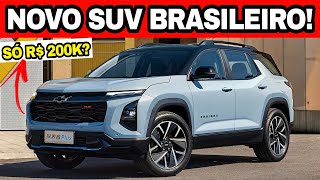 ðŸš¨ NOVO SUV HÃBRIDO BRASILEIRO DA CHEVROLET VAI LIDERAR O SEGMENTO COMPASS E COROLLA CROSS JÃ ERAM [upl. by Smoot]