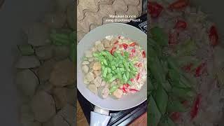 Tumis Buncis bakso 👩‍🍳 👌 food cooking shortvideo foryou masaksimple [upl. by Janaye864]