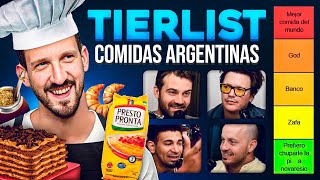 LAS MEJORES COMIDAS ARGENTINAS  TIERLIST [upl. by Akimahc]