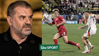 Ange Postecoglu FUMES with VAR Decision  Germany 20 Denmark  ITV Sport [upl. by Lissak5]