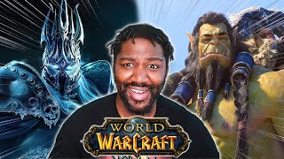 Non Warcraft Fan Reacts to World of Warcraft All Cinematics reaction [upl. by Kerrill]