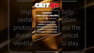 Sedation Interruption Benefits [upl. by Yvon883]