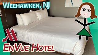 Manhattan Cruise Hotel Tour EnVue Hotel Marriott Bonvoy in Weehawken NJ [upl. by Aliet]