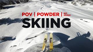 3 Hours of Skiing Powder No Music [upl. by Notwal]