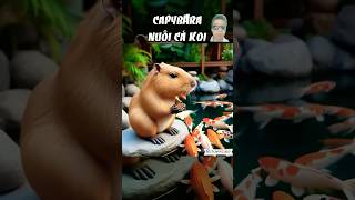 Capybara nuôi cá koi capybara [upl. by Ramonda]