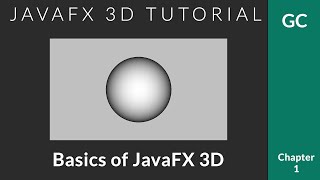 JavaFX 3D Tutorial 1  Basics Concepts and Making a Sphere [upl. by Llerrut]