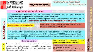 Clase 3 Caracteristicas y Propiedades de la Ceramica [upl. by Fonda594]