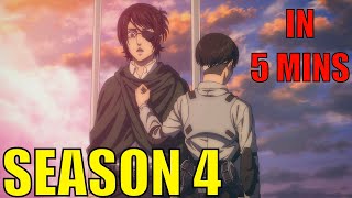 Attack on Titan Season 4 Recap in 5 Mins [upl. by Cinelli882]