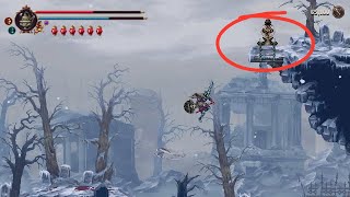 Blasphemous 2 Mea Culpa DLC  How To Bring Down Unreachable Ladder In Icebound Mausoleum [upl. by Nauqas]