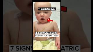 7 signs of pediatric respiratory distress emergency medicine ER medicalstudent parenting [upl. by Bernie]