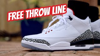 Air Jordan 3 NRG Free Throw Line on foot History [upl. by Dilaw]