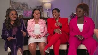 Interview with The Color Purple Cast Oprah Taraji Fantasia and Danielle [upl. by Ahsinar]