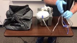 how to assemble and use the Devilbiss suction machine [upl. by Kenn]