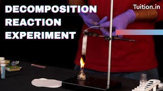 Decomposition Reaction Experiment [upl. by Aleit]