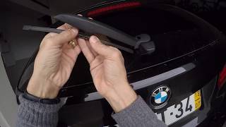 How do you Change Wiper Rear of BMW Serie 3 F30 F31 [upl. by Aihtnis]