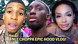 NLE CHOPPA MOST DANGEROUS HOOD VLOG GETS HEATED [upl. by Novy]