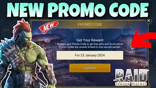 🚨New Promo Code🚨 Raid Shadow Legends 23 January 2024  Raid Shadow Legends [upl. by Arta]