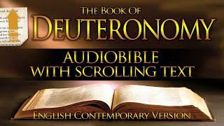 Holy Bible Audio DEUTERONOMY 1 to 34  With Text Contemporary English [upl. by Colas]