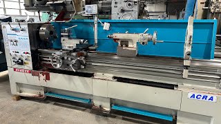 21”x 85”cc ACRA Toolroom Engine Lathe 2017 DRO [upl. by Ranite529]