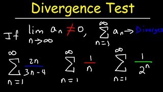 Divergence Test For Series  Calculus 2 [upl. by Myca]