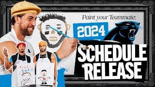 Paint Your Teammate  Carolina Panthers 2024 Schedule Release [upl. by Diao188]