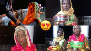 Raju ne rakha karva chauth 😍 raju ka husband ￼😍 raju didi and parnaj randhawa  vlogs [upl. by Nahshu175]