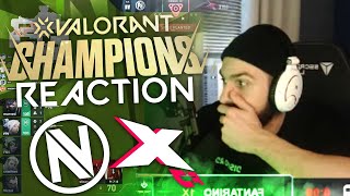 Tarik Reacts to ENVY vs X10 CRIT  Valorant Champions Watch Party ft Asuna Kyedae amp TenZ [upl. by Natrav]