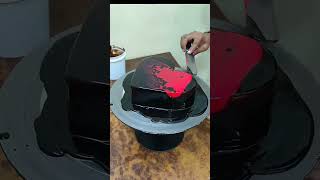 Heart shape cake design chocolate cake viral trending short YouTube short [upl. by Paco]