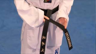 How to tie your Taekwondo Belt Correctly [upl. by Grizel202]