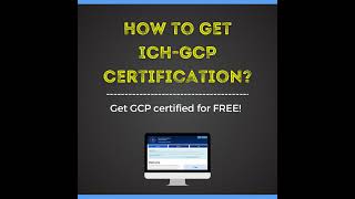 How to get ICHGCP Certification [upl. by Goldwin]