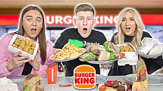 Last to STOP Eating BURGER KING Wins £1000  Challenge [upl. by Nahsab]