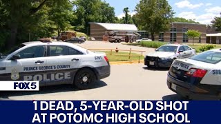 Potomac High School shooting leaves 1 dead child injured in Oxon Hill [upl. by Eirbua]