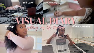 VISUAL DIARY 001✓✨ Getting my life together Workout Routine Skincare Planning Mommying amp more [upl. by Eemiaj412]