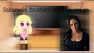 Sakamaki brothers react to yui as hope mike also pt 2 Diabolik lovers [upl. by Einwahs]