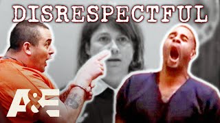 Most Disrespectful Defendants MEGACompilation  Court Cam  AampE [upl. by Banna741]