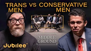 Trans vs Conservative Men Is Masculinity Disappearing in America  Middle Ground [upl. by Kinsler452]