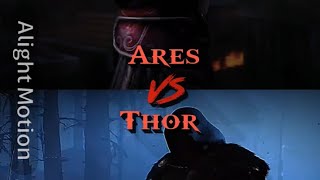 Ares VS Thor  God of War godofwar [upl. by Eintrok505]