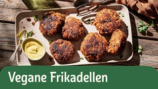 Vegane Frikadellen – einfach und lecker 😋  REWE Deine Küche [upl. by Thia]