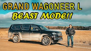 2024 Jeep Grand Wagoneer L is a LUXURY quotBEAST MODEquot SUV [upl. by Kassi638]