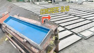 How to Make Precast Concrete Plates Slabs  Marking process [upl. by Uahsoj]