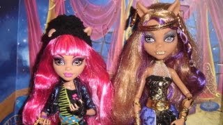 Monster High 13 Desejos  Howleen amp Clawdeen Wolf unboxing [upl. by Ranique104]