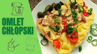 LIDLOMIX Przepisy  Chłopski omlet  najlepszy jaki jadłem  Monsieur Cuisine Connect [upl. by Enidualc671]