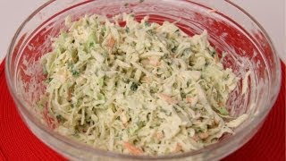 Homemade Coleslaw Recipe  Laura Vitale  Laura in the Kitchen Episode 416 [upl. by Dilks]