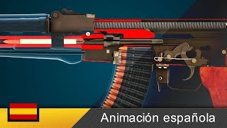 ¿Cómo funciona un AK47  Avtomat Kalashnikova [upl. by Shela]